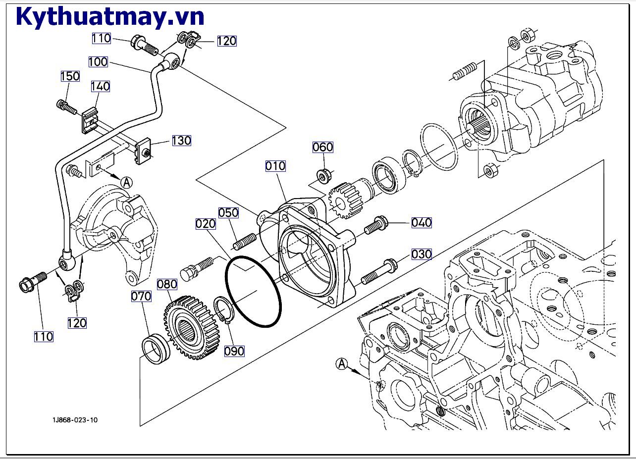 Giá kẹp bơm thủy lực